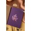 Mor Çınar Yaprağı Nakışlı Defter