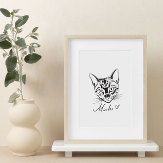 Unique Custom Digital Line Artwork