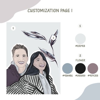 Couple Digital Illustration