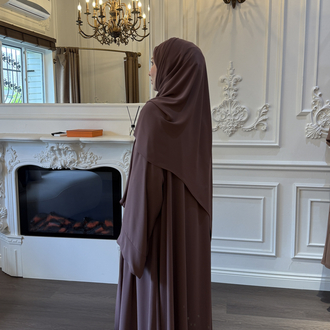 Lusea moca klasik abaya