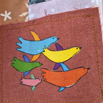 Dostluk Midi Patchwork Etek