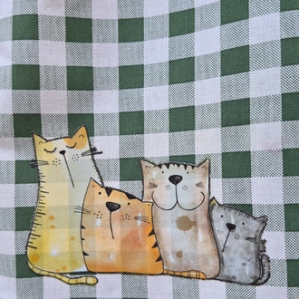 Kuşlar ve Kediler Patchwork Etek