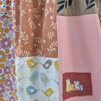 Dostluk Midi Patchwork Etek
