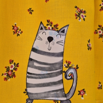 Çizgili Kedi Çocuk Eteği