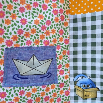 Çocukluk Uzun Patchwork Etek