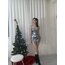 SIRT DETAYLI ELBİSE