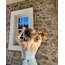 BOYUN DETAYLI MAVİ CROP