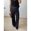 Siyah Palazzo Pantolon Oversize Orjinal Kesim