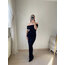 MADONNA YAKA ASTARLI SİYAH MAXI ELBİSE