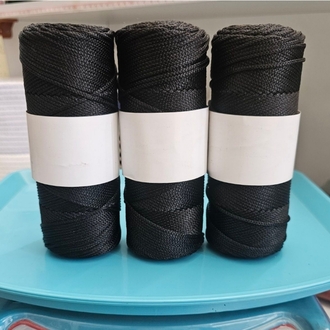 Polyester Makrome Siyah 3 adet