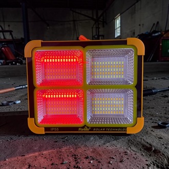 200w 6400k Taşınabilir Şarjlı Solar Projektör