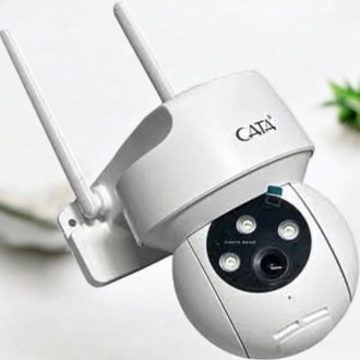Cata-4051 AKILLI KAMERA DIŞ MEKAN IP66 1080P GECE GÖRÜŞLÜ SİRENLİ