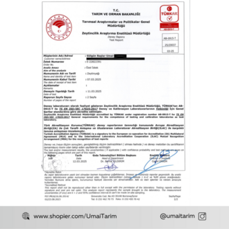 2024-2025 SEZONU UMAİ NATUREL SIZMA ZEYTİNYAĞI 2 LT