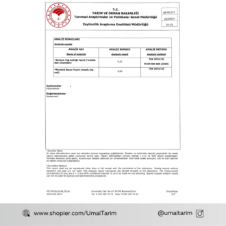 2024-2025 SEZONU UMAİ NATUREL SIZMA ZEYTİNYAĞI 750 ml