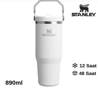 Stanley The IceFlow Flip Straw 2.0 Tumbler 0.89L / 30oz Frost Termos