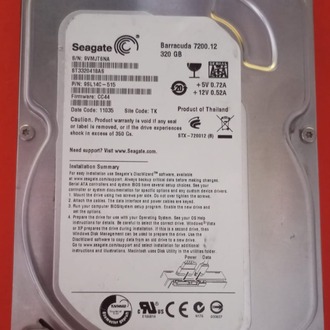 Seagate 320 GB 3.5” SATA Hard Disk (Sağlık 100 , 7200RPM ile hızlı , Sorunsuz , İkinci El)