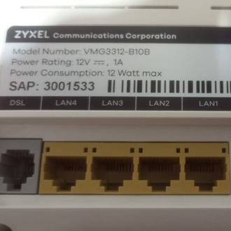 ZYXEL 300 Mbps VDSL Modem (Sorunsuz ,Kurulum Kılavuzlu ,Başarılı ürün , İkinci El)