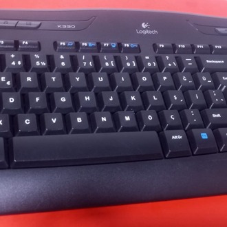 Logitech Kablosuz Unifying K330 Klavye M180 Mouse (Kaliteli - Çok temiz - Pil ve pad hediye )