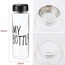 My Bottle Detoks Süzgeçli Cam Matara Şişesi 500 ml (Yeni , Süzgeçli)