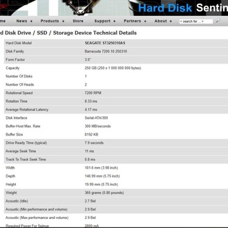 Seagate 250 GB 3.5” SATA Hard Disk (Sağlık 100 , İkinci El)