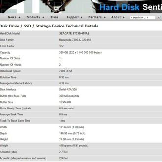 Seagate 320 GB 3.5” SATA Hard Disk (Sağlık 100 , 7200RPM ile hızlı , Sorunsuz , İkinci El)