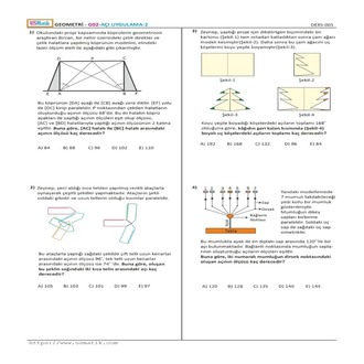 YKS 69 DERSTE GEOMETRİ Konu Kavrama Kitabı