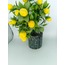 Beton Saksıda Yapay Limon Ağacı