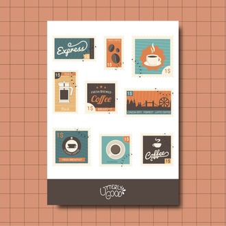 Kahve Pulu Sticker