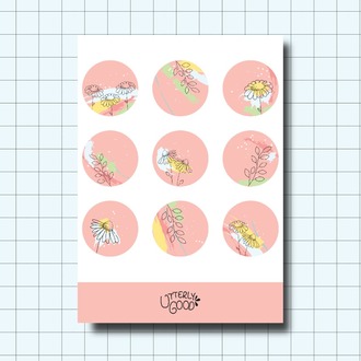 Soft Flower Sticker
