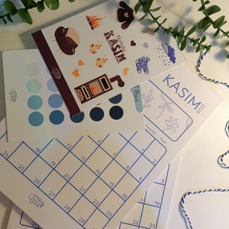 A4 Aylık Takvimli Planlayıcı Memopad