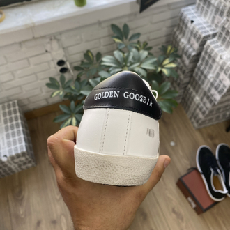 Golden Goose Style Beyaz Deri Sneaker | İthal Erkek Spor Ayakkabı