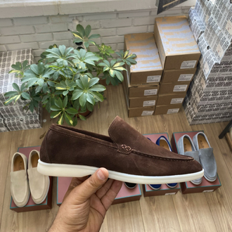Kahverengi Süet Erkek Loafer | %100 Hakiki Dana Derisi Günlük Premium