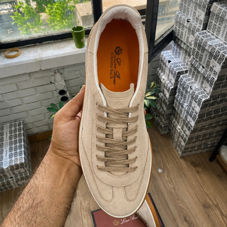Bej Süet Erkek Sneaker | Günlük Premium Spor Ayakkabı