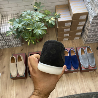 Siyah Süet Erkek Loafer | %100 Hakiki Dana Derisi Premium Günlük 
