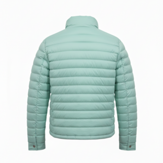Armani Exchange Mint Yeşili Şişme Mont - Yüksek Yaka Puffer Ceket