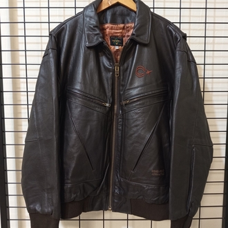 TRİUM HAKİKİ DERİ PİLOT BOMBER JACKET 