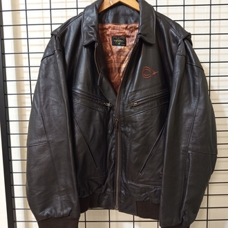 TRİUM HAKİKİ DERİ PİLOT BOMBER JACKET 