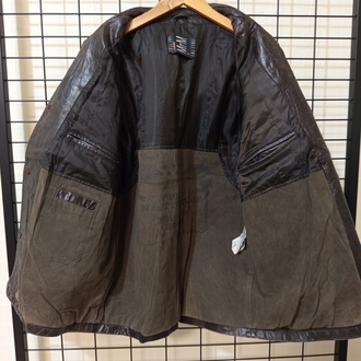 HAKİKİ DERİ ESKİTME VİNTAGE JACKET