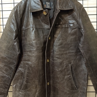 HAKİKİ DERİ ESKİTME VİNTAGE JACKET