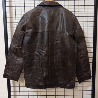 HAKİKİ DERİ ESKİTME VİNTAGE JACKET