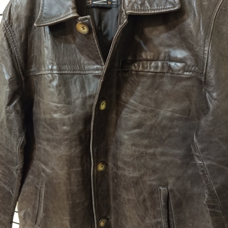 HAKİKİ DERİ ESKİTME VİNTAGE JACKET