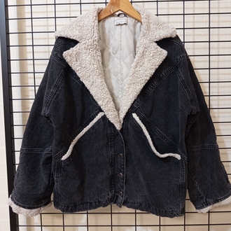 TOPSHOP DENİM BOMBER JACKET 