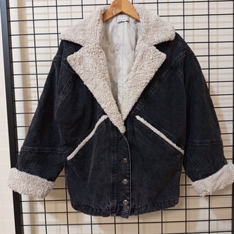 TOPSHOP DENİM BOMBER JACKET 