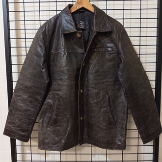 HAKİKİ DERİ ESKİTME VİNTAGE JACKET