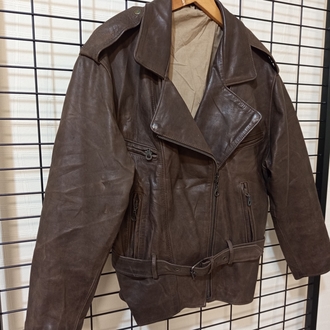 HAKİKİ DERİ BİKER TARZ ŞIK JACKET 