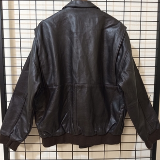 TRİUM HAKİKİ DERİ PİLOT BOMBER JACKET 