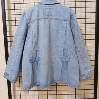 VİNTAGE OVERSİZE KALIP DENİM JACKET