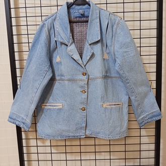 VİNTAGE OVERSİZE KALIP DENİM JACKET