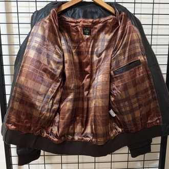TRİUM HAKİKİ DERİ PİLOT BOMBER JACKET 