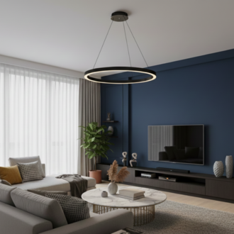 Led Sarkıt Avize Tekli Çember